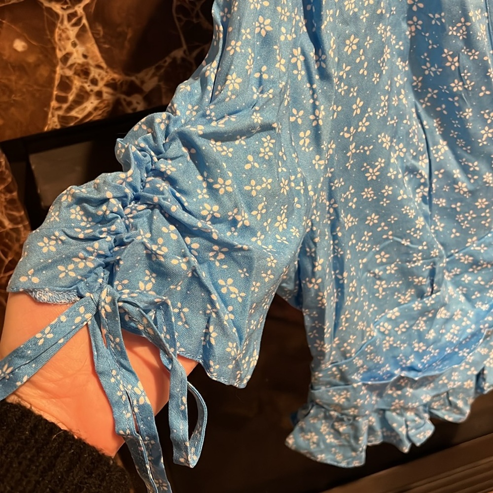 ASOS Design Floral Ruched Top - Picture 3 of 5